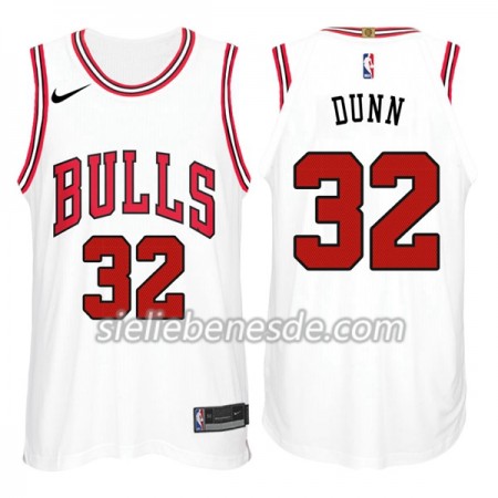 Herren NBA Chicago Bulls Trikot Kris Dunn 32 Nike Weiß Swingman